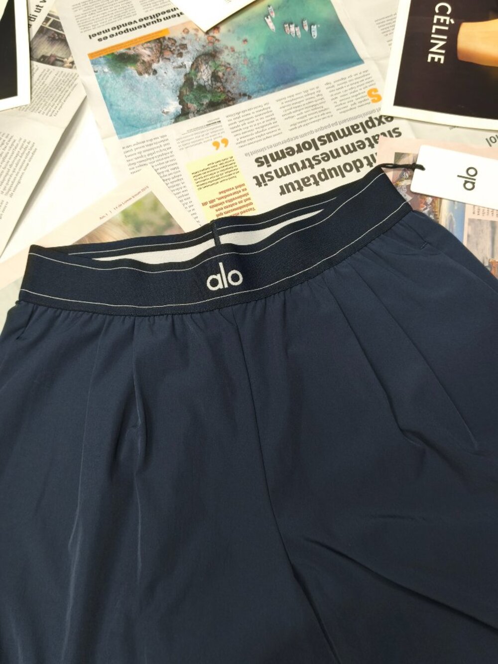 Alo Yoga Navy Blue Relaxed Trousers🍧Summer Vitality Style (Regular 30" Inseam) - Picture 5 of 8